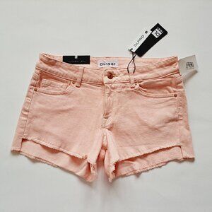 NWT DL1961 Renee Denim Light Pink Shorts Size 24